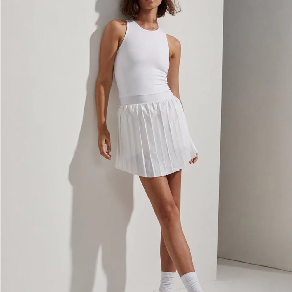 Varley White Tennis Dress